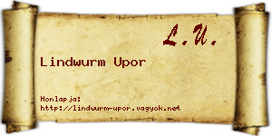 Lindwurm Upor névjegykártya